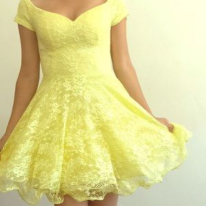 Off the shoulder dress